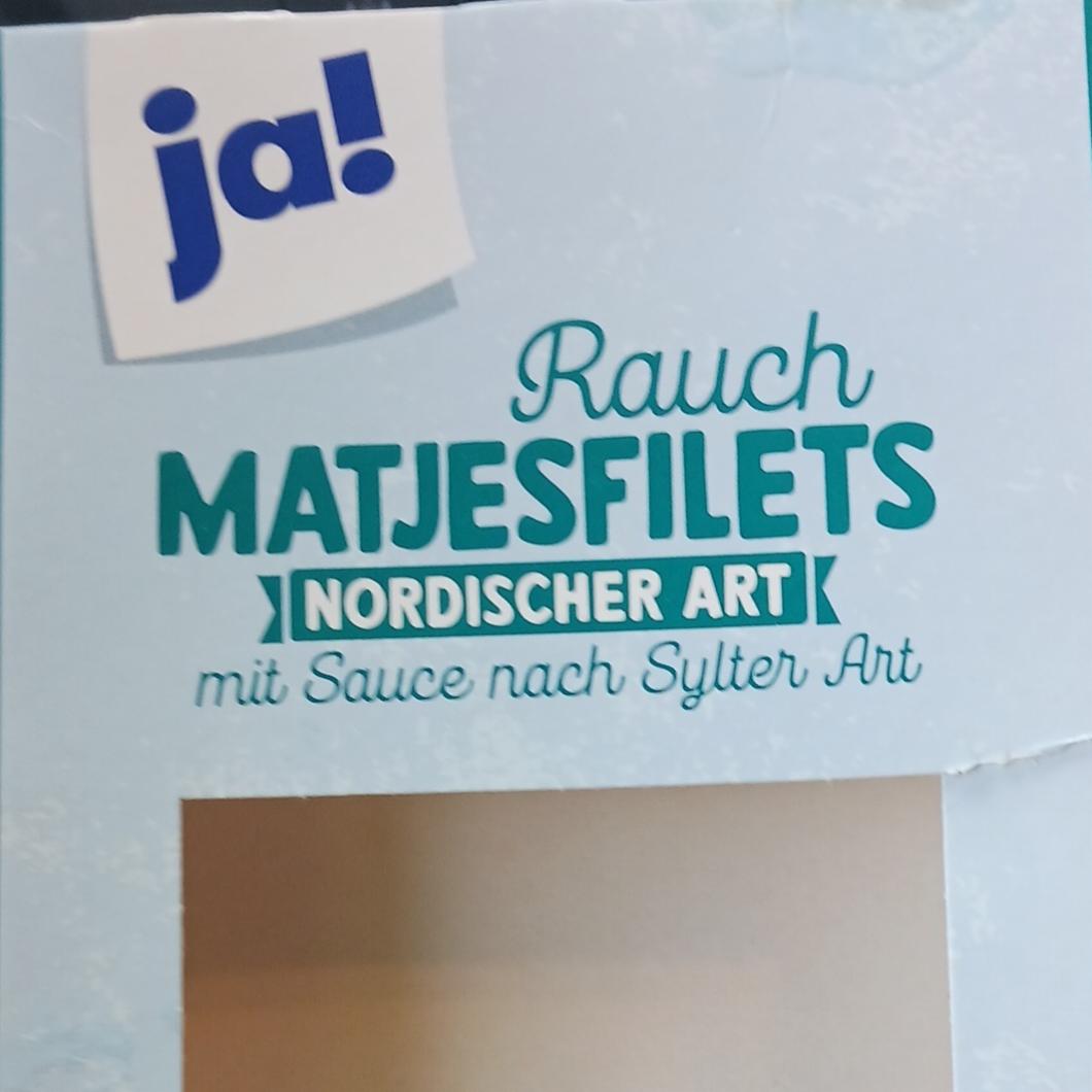 Fotografie - Rauch Matjesfilets Nordischer Art mit Sauce nach Sylter Art Ja!