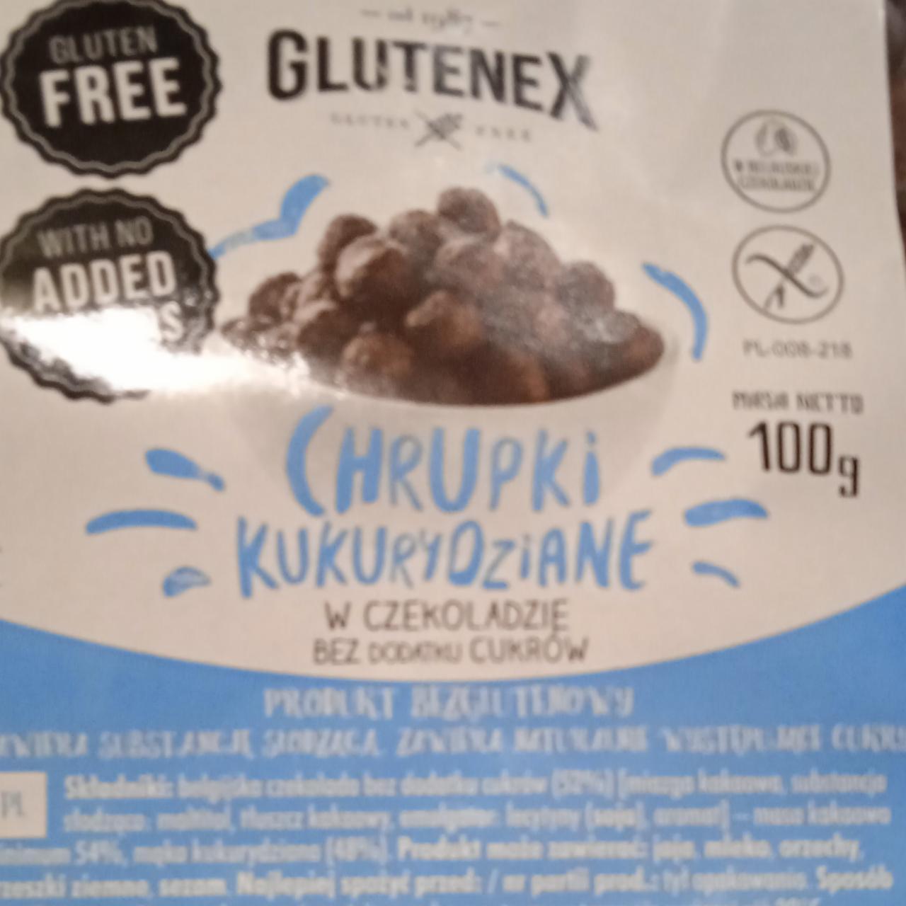 Fotografie - Chrupki kukurydziane w czekoladzie bez dodatku cukrow Glutenex