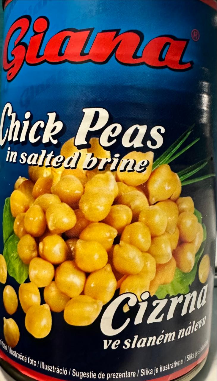 Fotografie - Chick Peas in salted brine Giana