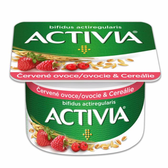 Fotografie - Activia červené ovocie & cereálie