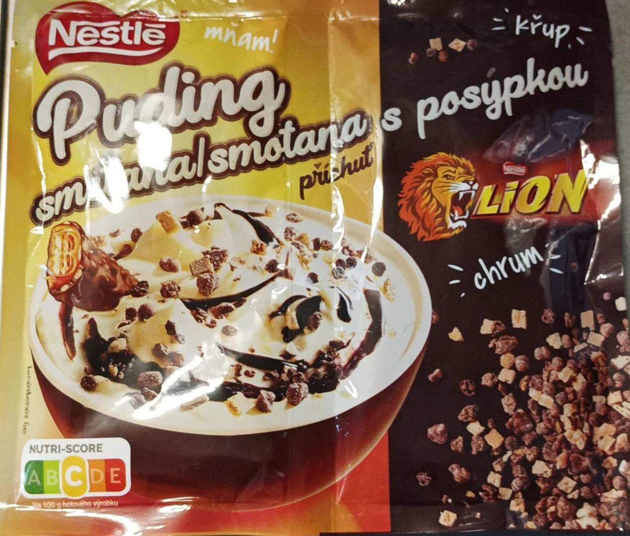 Fotografie - Puding smotana s posýpkou Nestlé