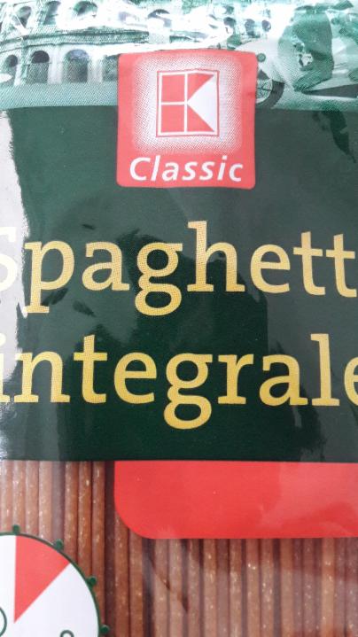 Fotografie - Špagety Celozrnné těstoviny K-Classic
