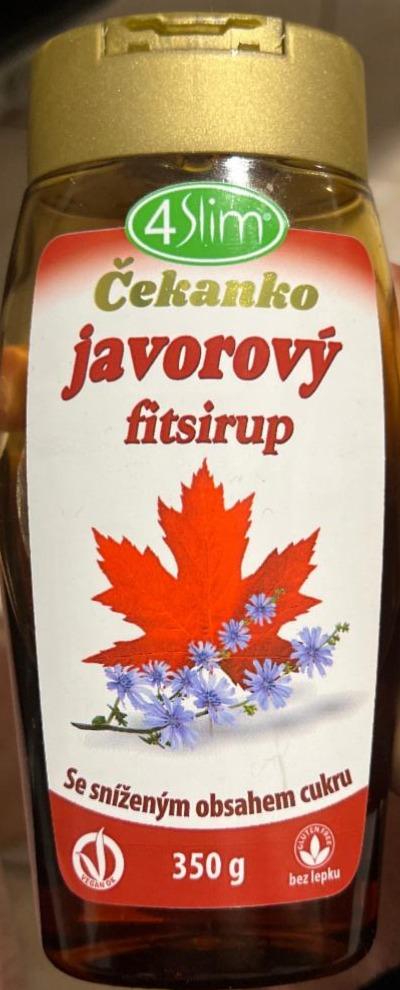 Fotografie - Čekanko Javorový fitsirup 4Slim