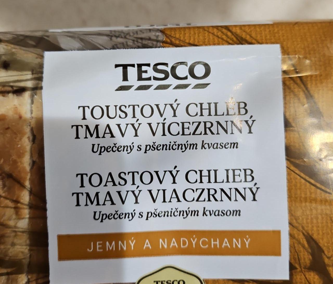 Fotografie - Toastový chlieb tmavý viaczrnný Tesco