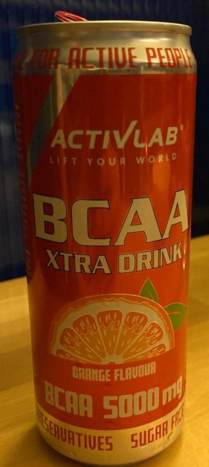 Fotografie - BCAA XTRA Drink Orange flavour ActivLab