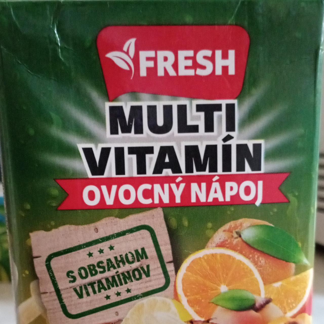 Fotografie - Multivitamín ovocný nápoj Fresh