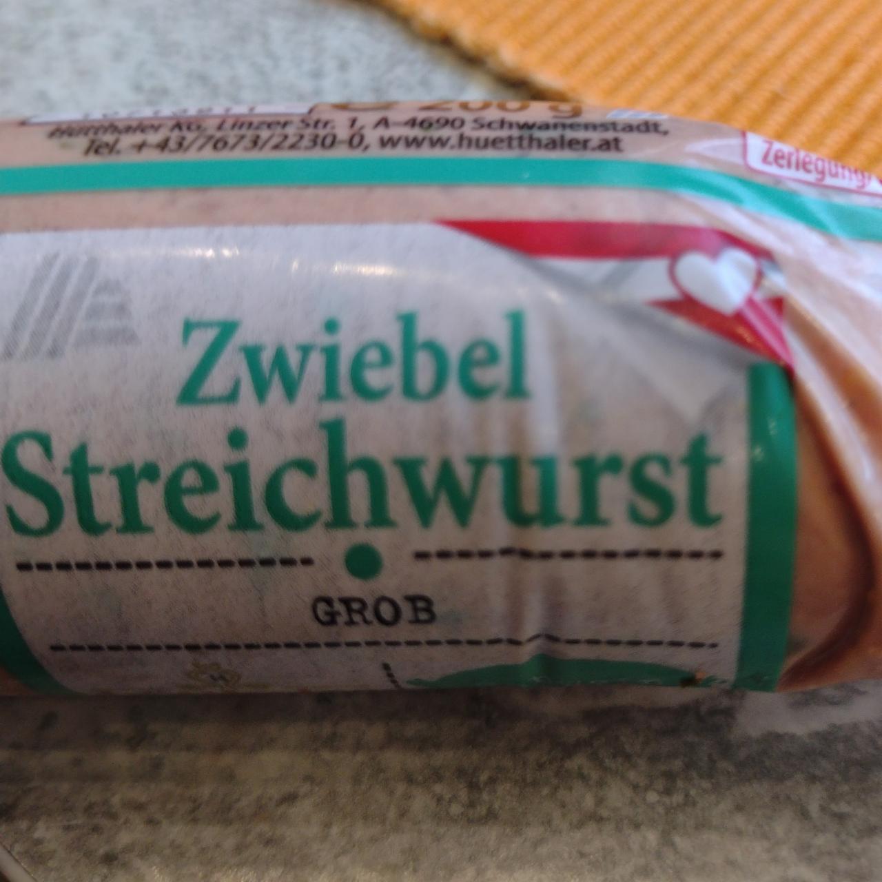 Fotografie - Zwiebel Streichwurst Hütthaler