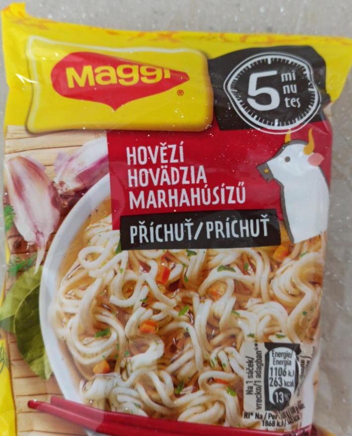 Fotografie - Maggi hovädzia príchuť instantná polievka