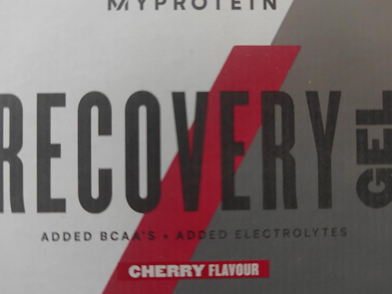 Fotografie - Recovery gel Cherry MyProtein