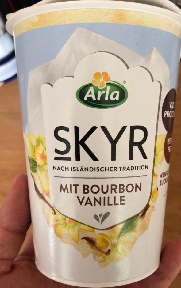 Fotografie - Skyr nach Islandiacher tradition Arla Vanille