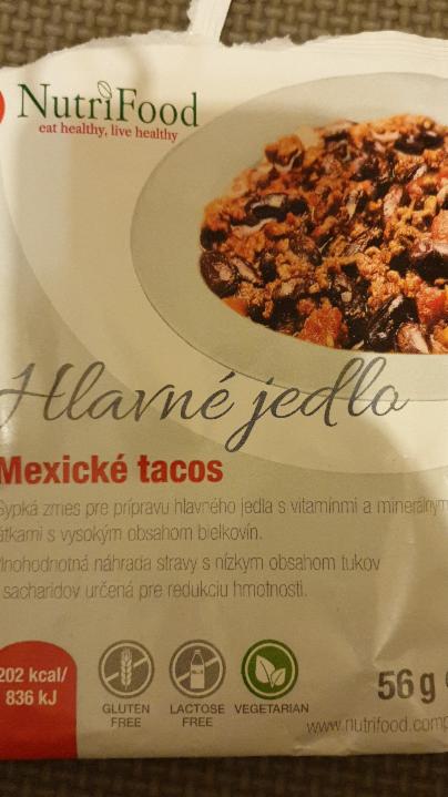 Fotografie - Nutrifood Mexicke tacos