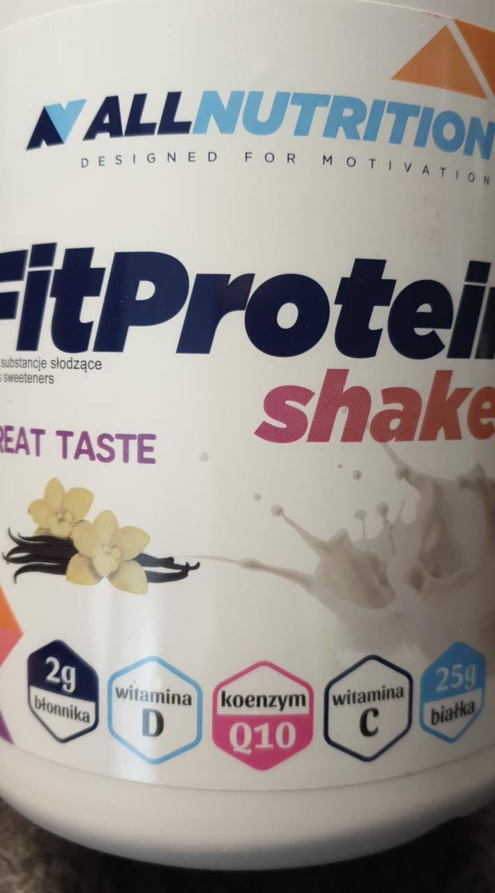 Fotografie - Allnutrition FitProtein Vanille shake 