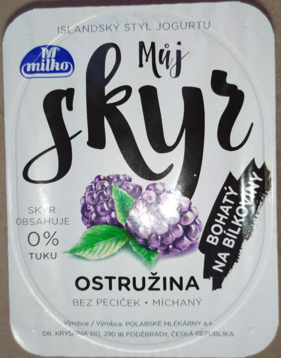 Fotografie - Můj skyr ostružina Milko