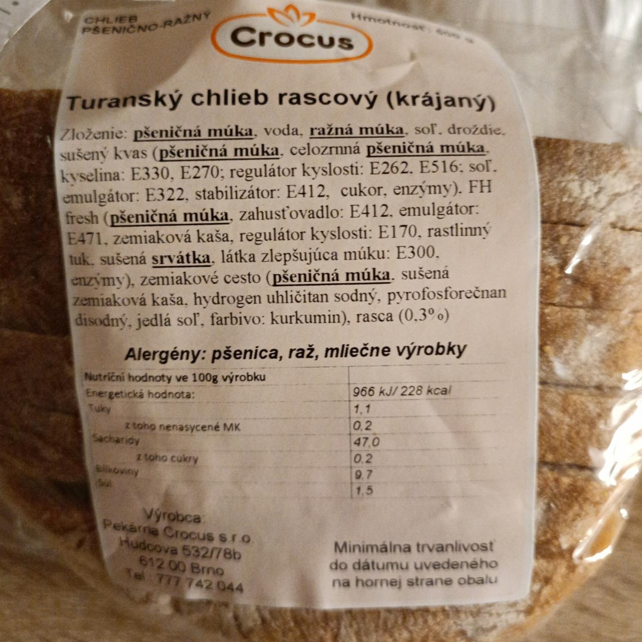 Fotografie - Turanský chlieb rascový Crocus