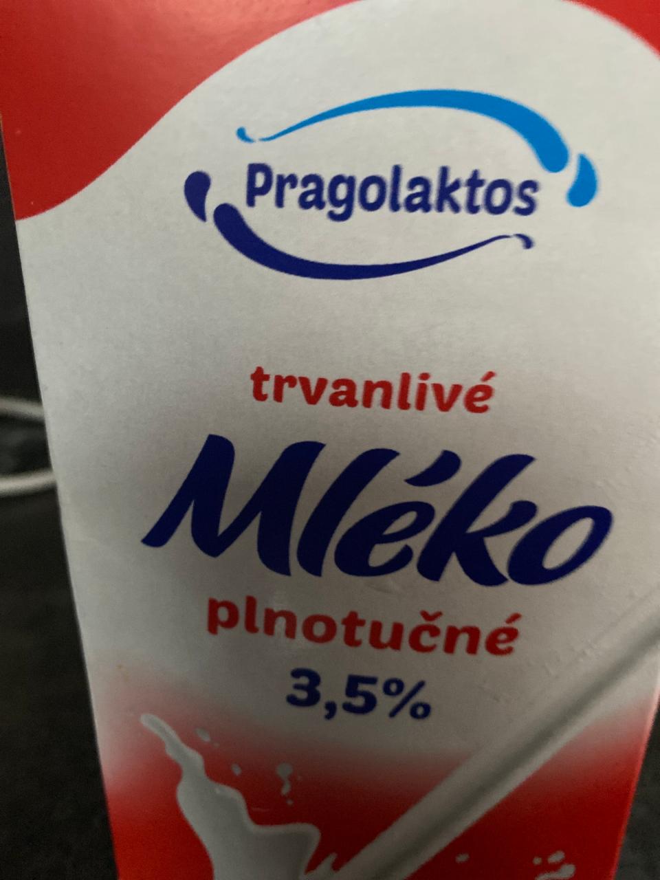 Fotografie - Mléko plnotučné trvanlivé Pragolaktos