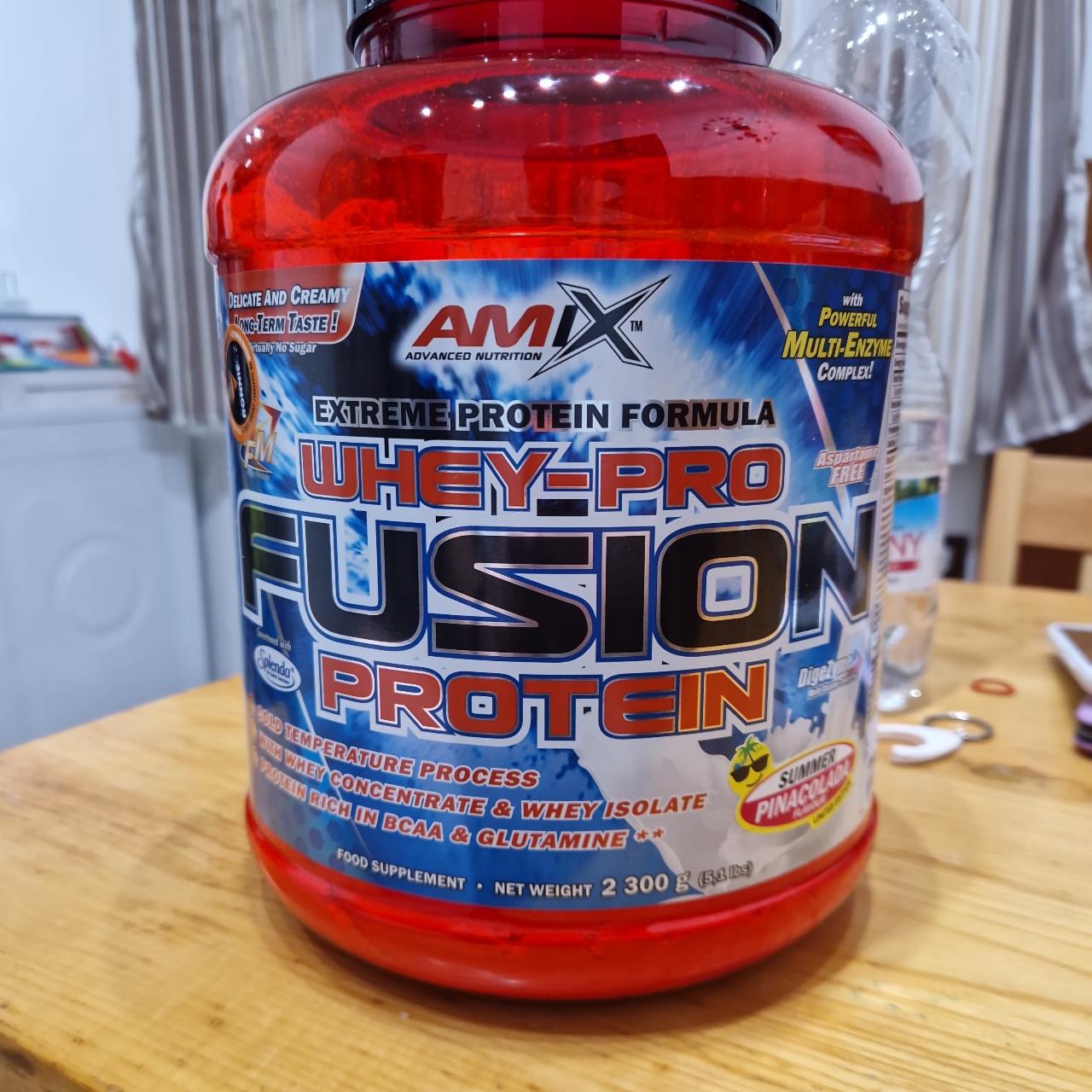 Fotografie - Whey-Pro Fusion Protein Pinacolada Amix