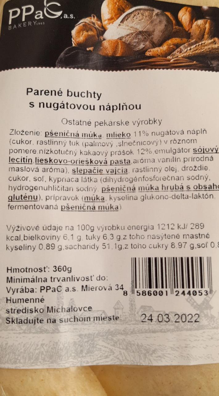 Fotografie - Parené buchty s nugátovou náplňou PPaC