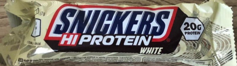Fotografie - snickers hiprotein white