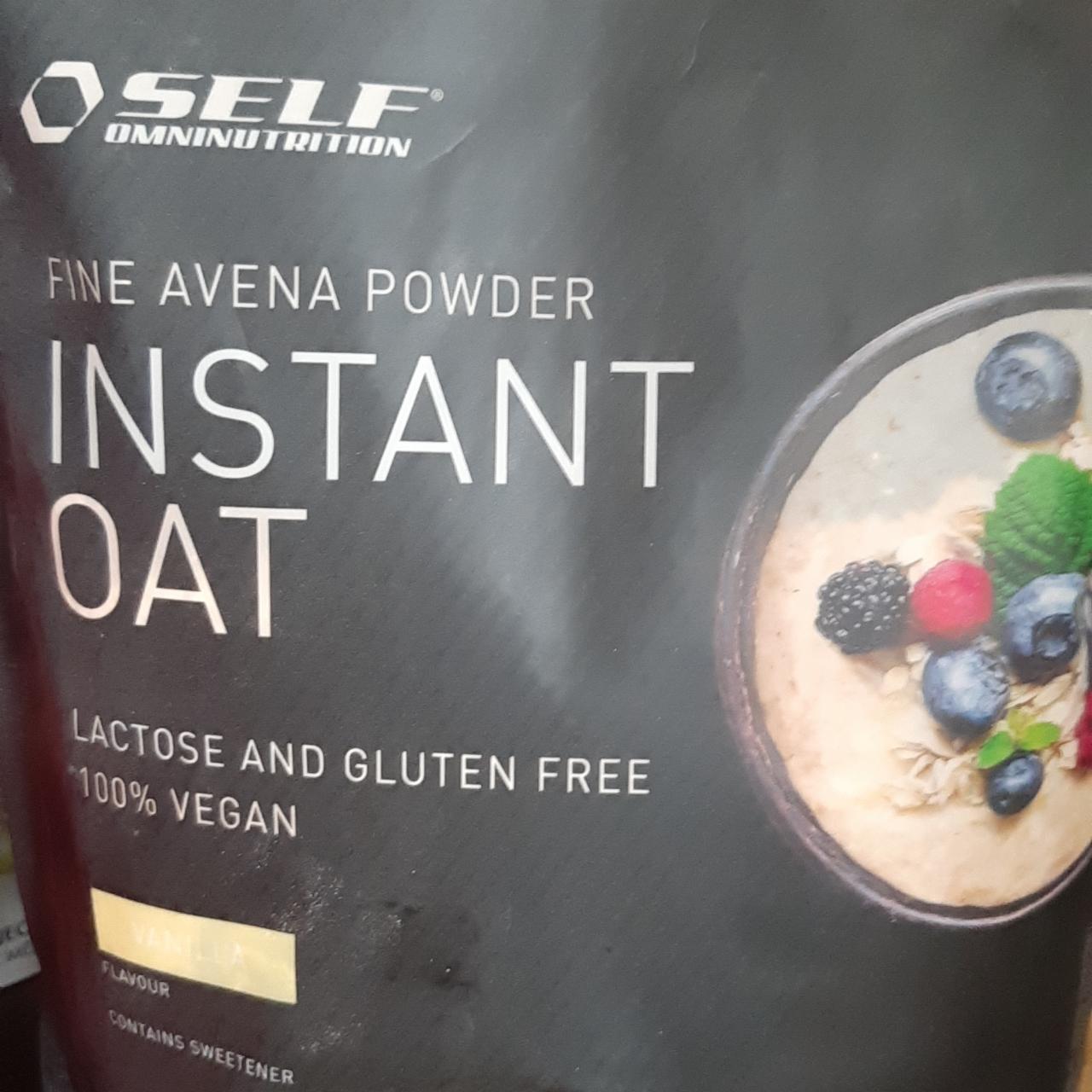 Fotografie - Instant Oat Vanilla Self Omininutrition