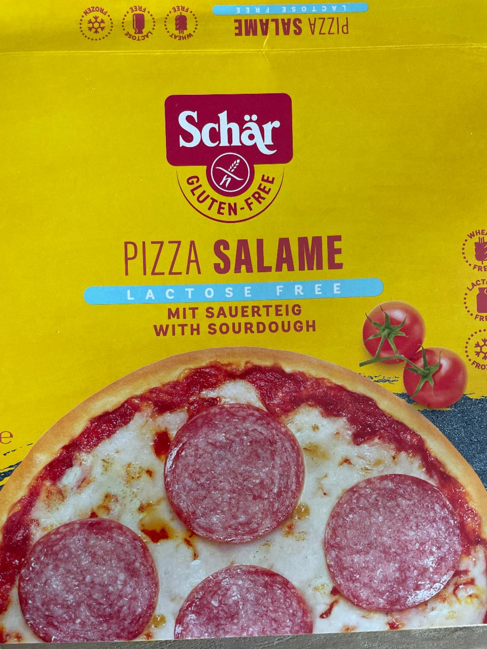 Fotografie - pizza salame SCHÄR