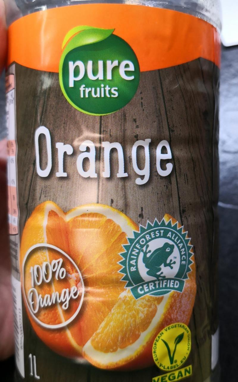 Fotografie - Orange 100% Pure fruits