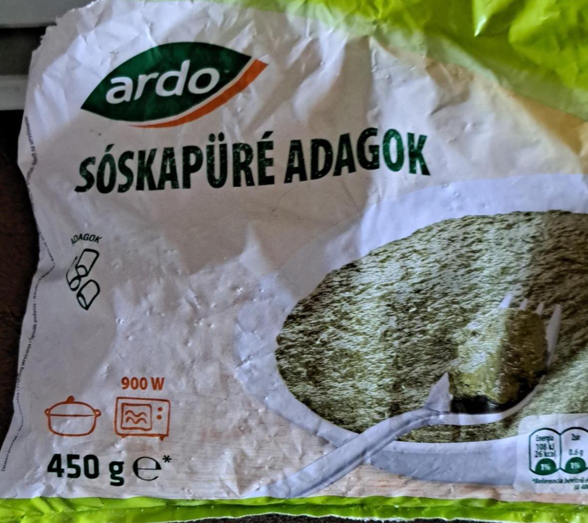 Fotografie - Sóskapüré adagok Ardo