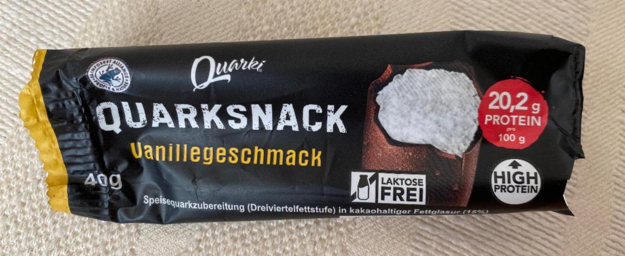 Fotografie - Quarkisnacks vanillegeschmack Quarki