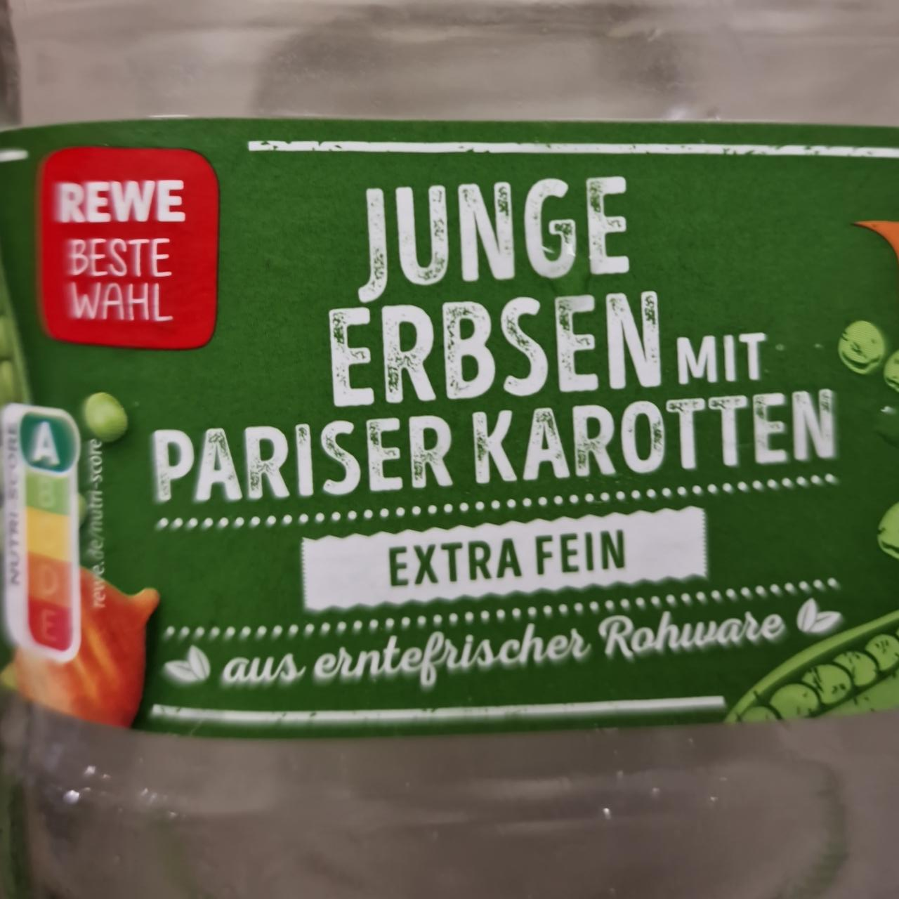 Fotografie - Junge erbsen mit karotten Rewe beste wahl