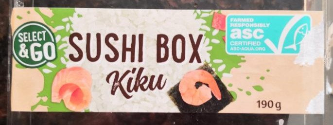 Fotografie - sushi box Kiku Select & Go