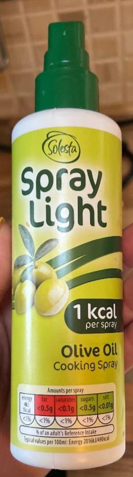 Fotografie - Spray Light Olive Oil Cooking Spray Solesta