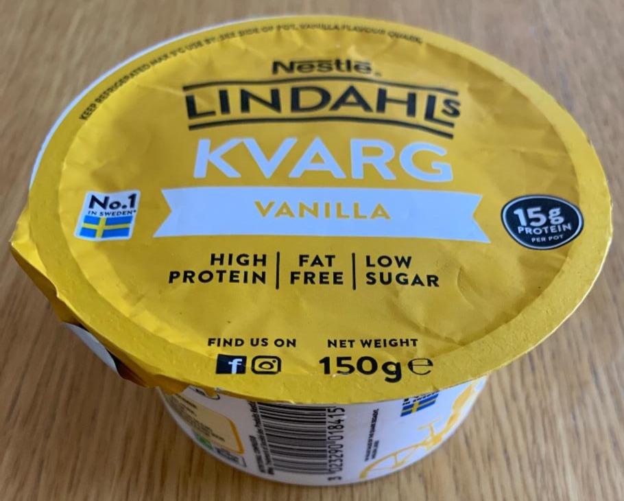 Fotografie - Lindahls Kvarg Vanilla Nestlé