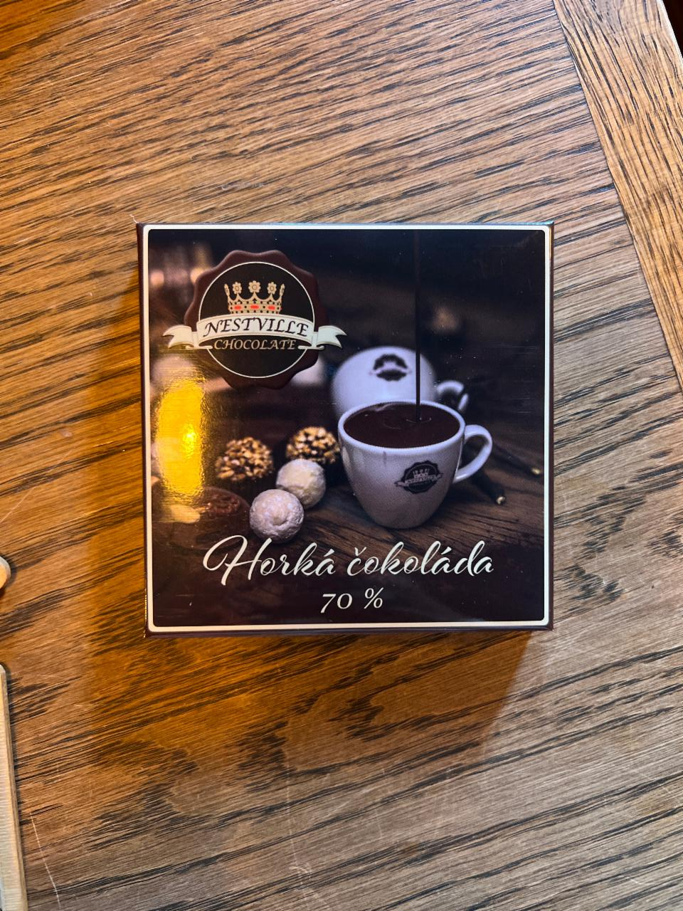 Fotografie - Horka Čokoláda 70% Nestville chocolate