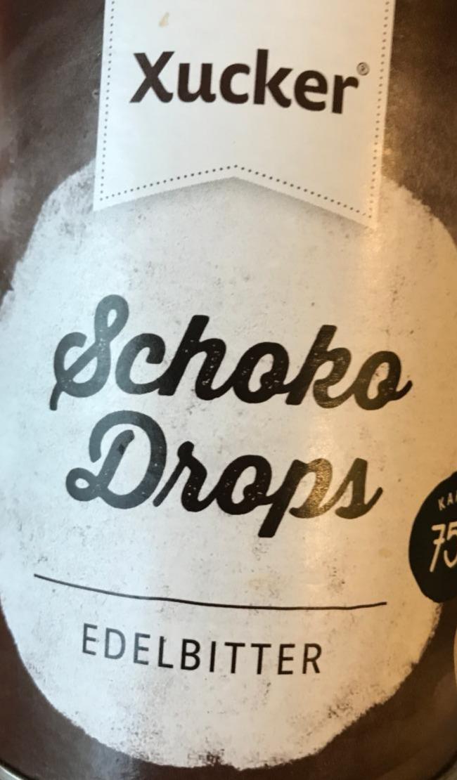 Fotografie - Schoko Drops edelbitter kakao 75% Xucker