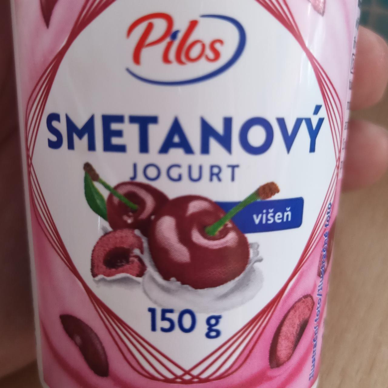 Fotografie - Jogurt smotanový višňa 8% Pilos