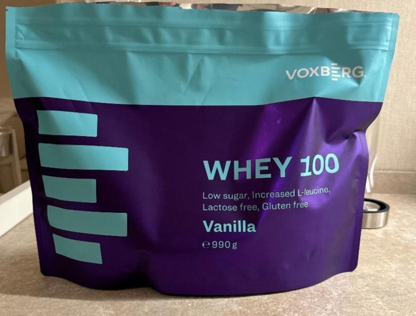 Fotografie - Whey 100 Vanilla Voxberg