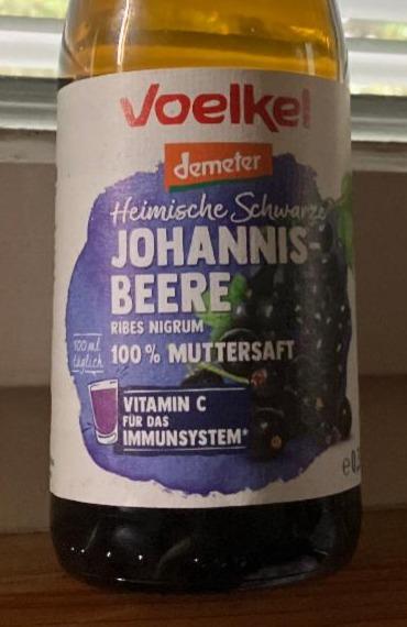 Fotografie - Voelkel Johannis-beere 100% muttersaft demeter