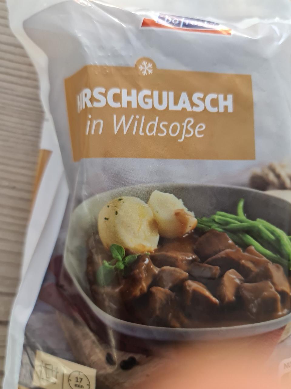 Fotografie - Hirschgulasch Bofrost