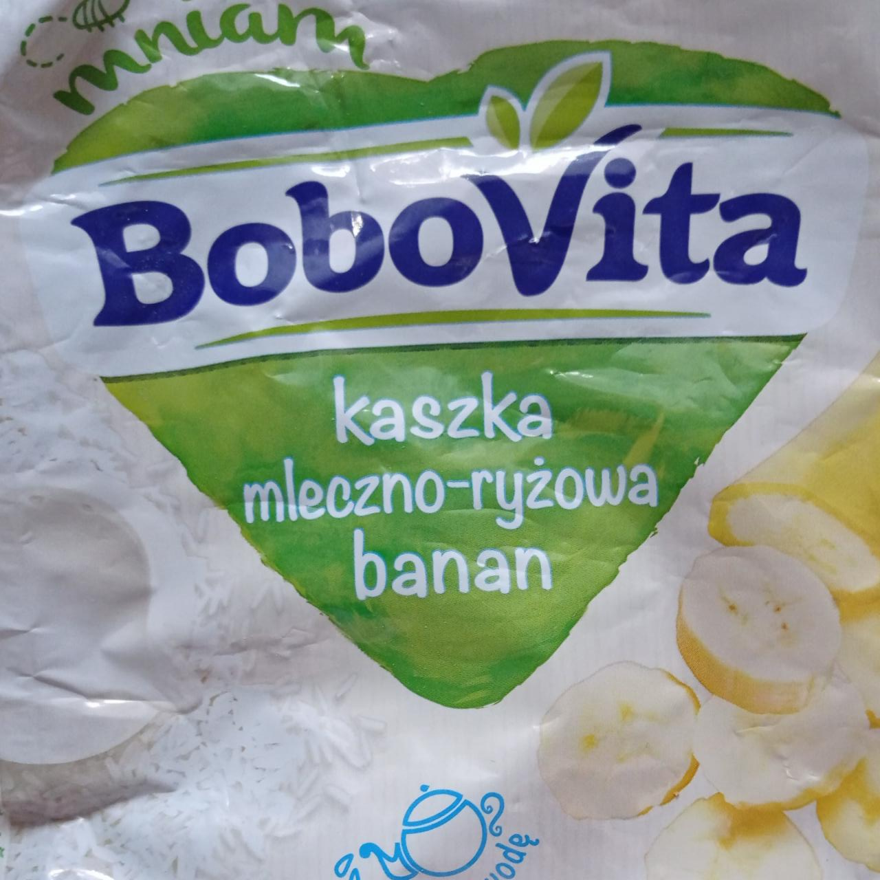 Fotografie - BoboVita kaszka mleczno-ryzowa banan