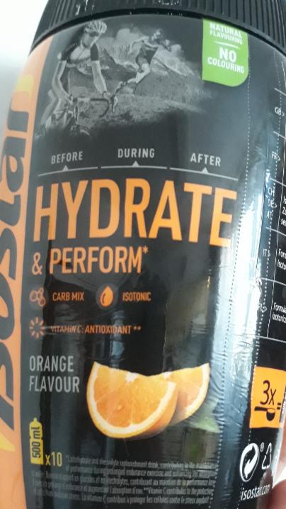 Fotografie - Hydrate & Perform Orange Isostar