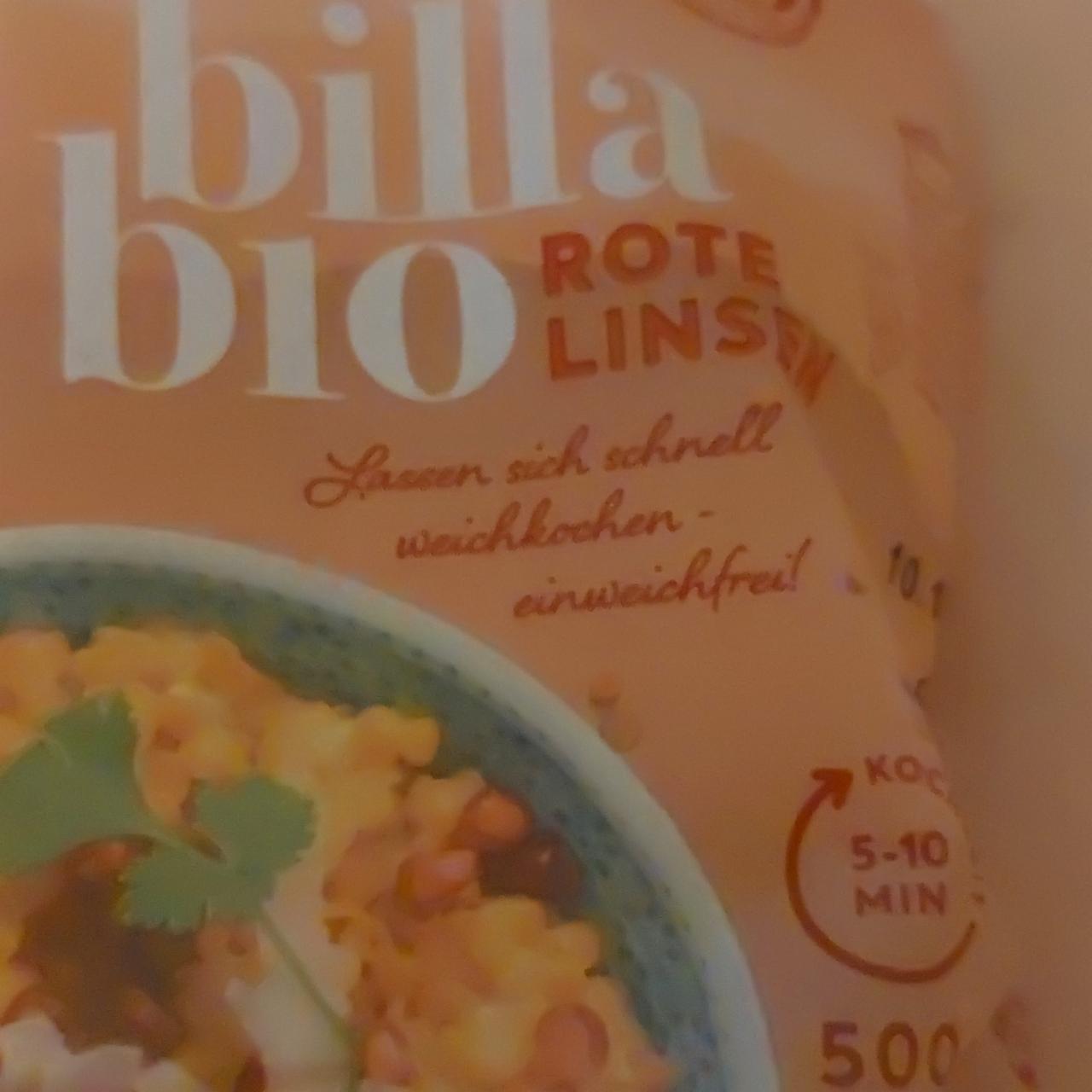 Fotografie - Rote Linsen Billa Bio