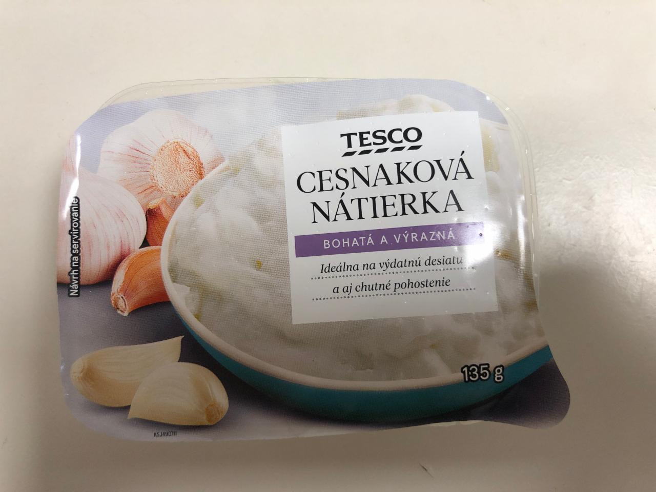 Fotografie - Cesnaková nátierka Tesco