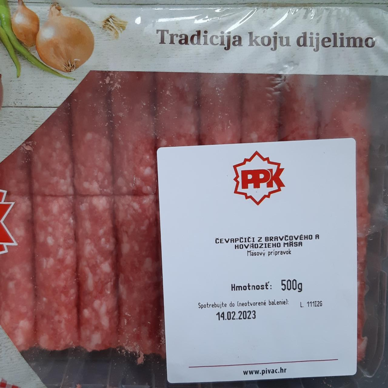 Fotografie - Čevapčiči z bravčového a hovädzieho mäsa PPK