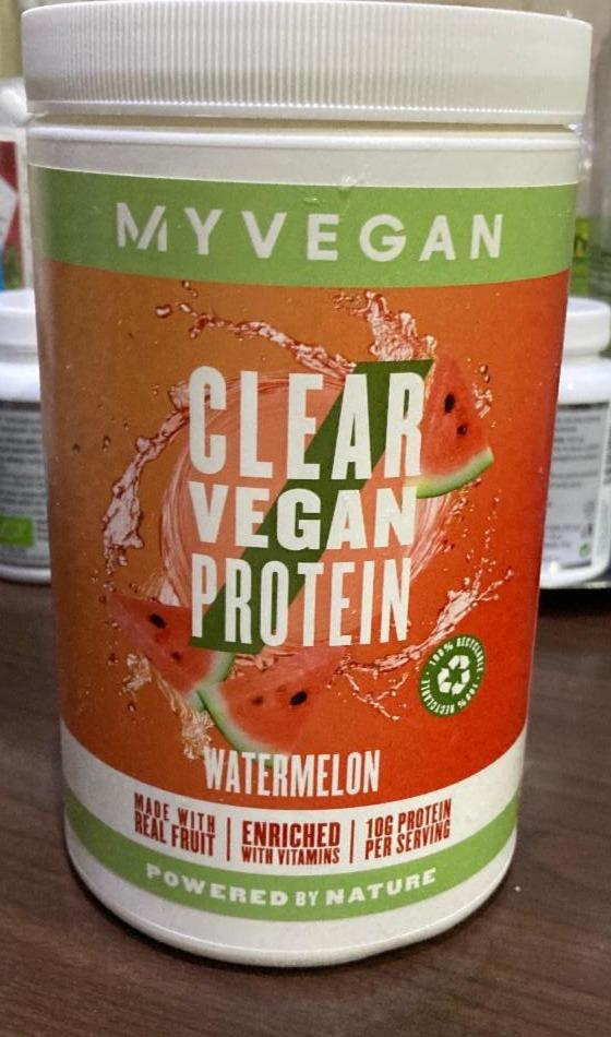 Fotografie - CLEAR VEGAN PROTEIN WATERMELON