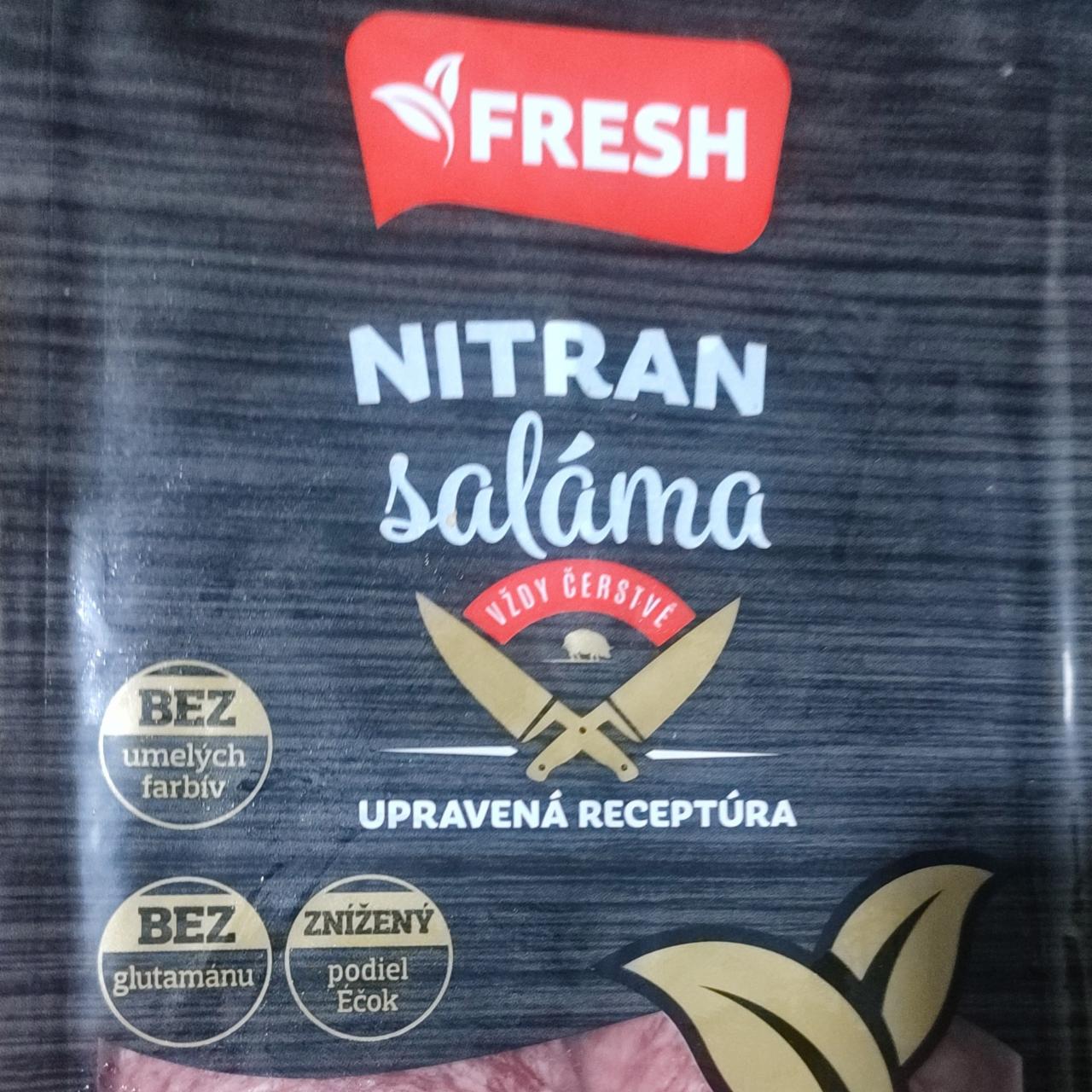 Fotografie - Nitran saláma Fresh