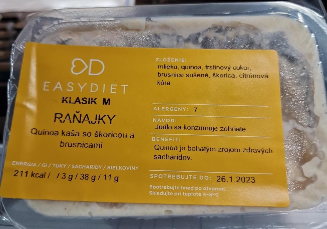 Fotografie - Quinoa kaša so škoricou a brusnicami EasyDiet