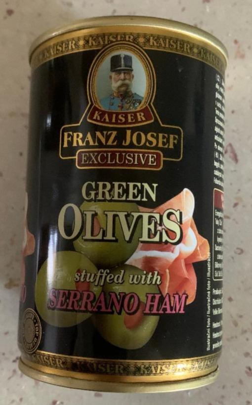 Fotografie - Green Olives stuffed with Serrano Ham Kaiser Franz Josef
