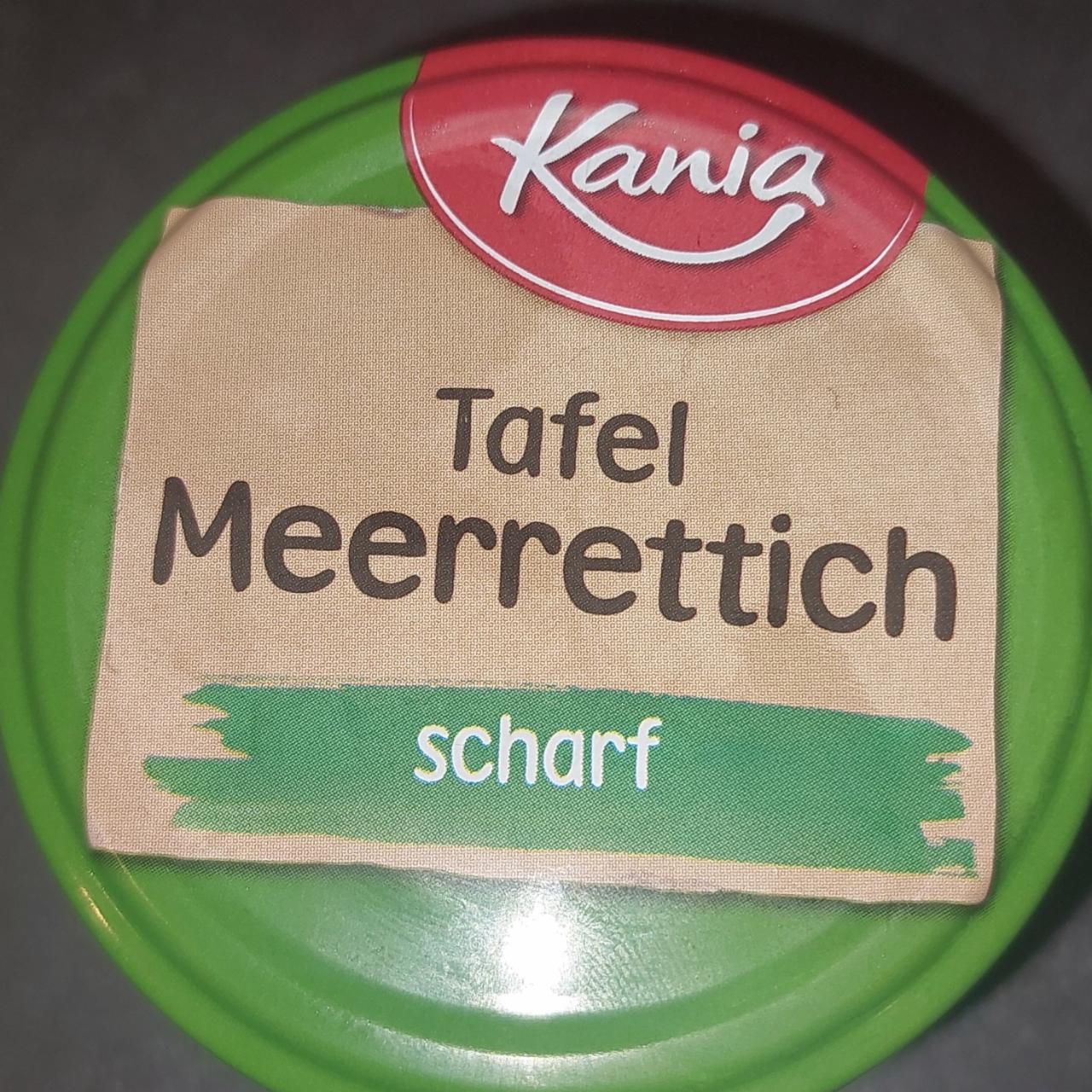 Fotografie - Tafel Meerrettich scharf Kania