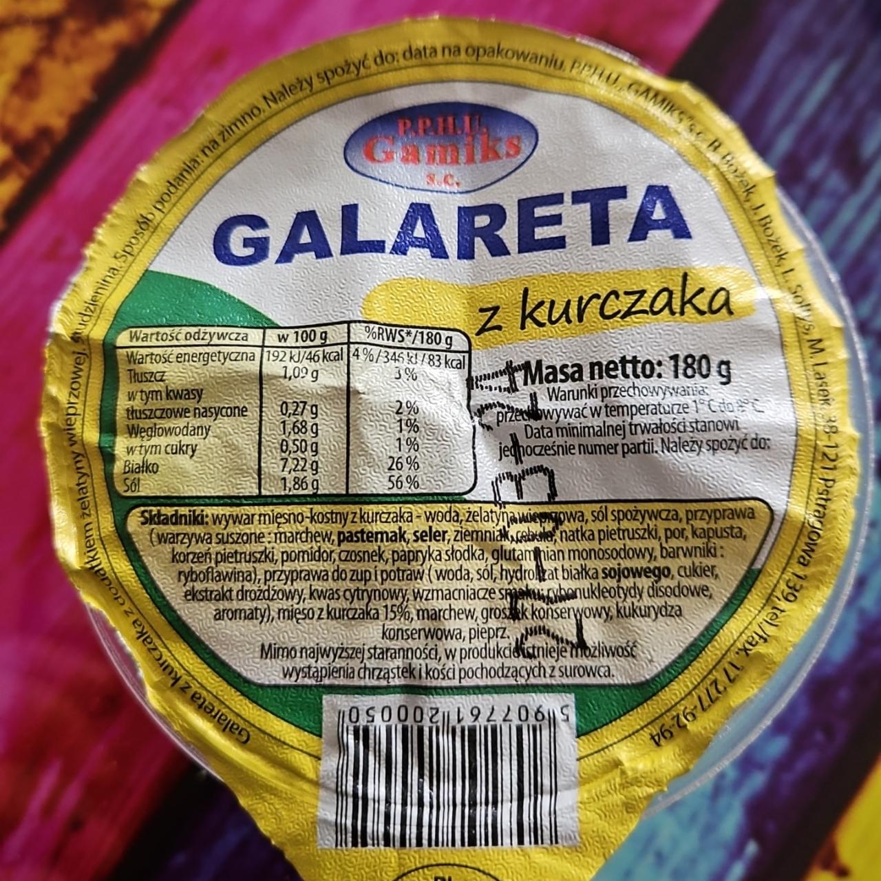 Fotografie - Galareta z kurczaka Gamiks