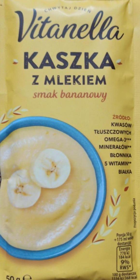 Fotografie - Vitanella kaszka z mlekiem smak bananowy