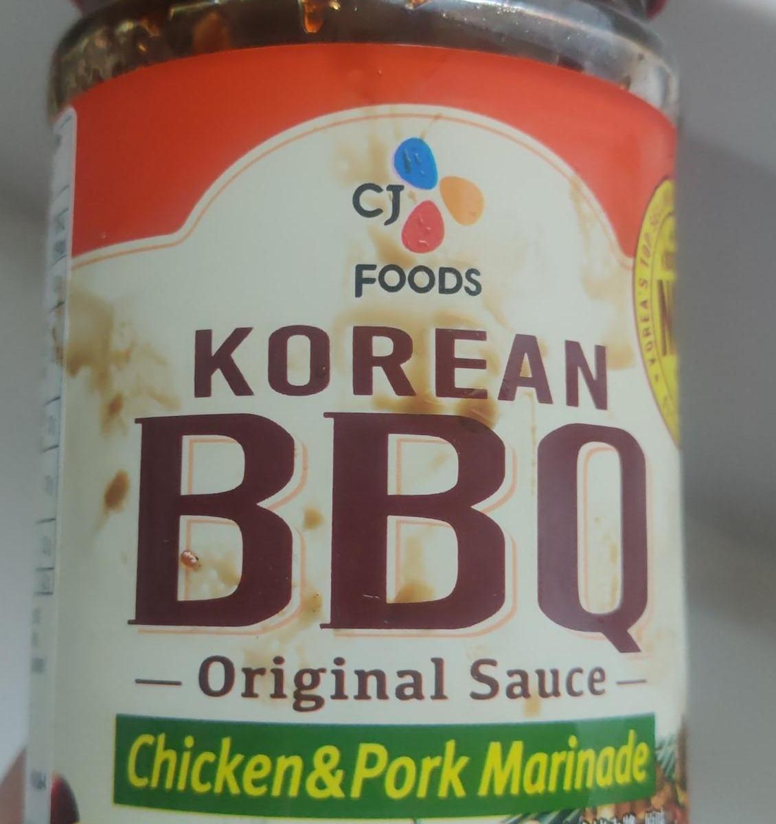 Fotografie - Korean BBQ Original Sauce Chicken & Pork Marinade CJ Foods